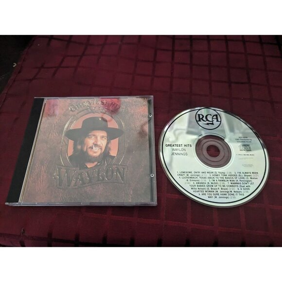 Greatest Hits [RCA] by Waylon Jennings (CD, Oct-1990, RCA) VG MK - Picture 1 of 1